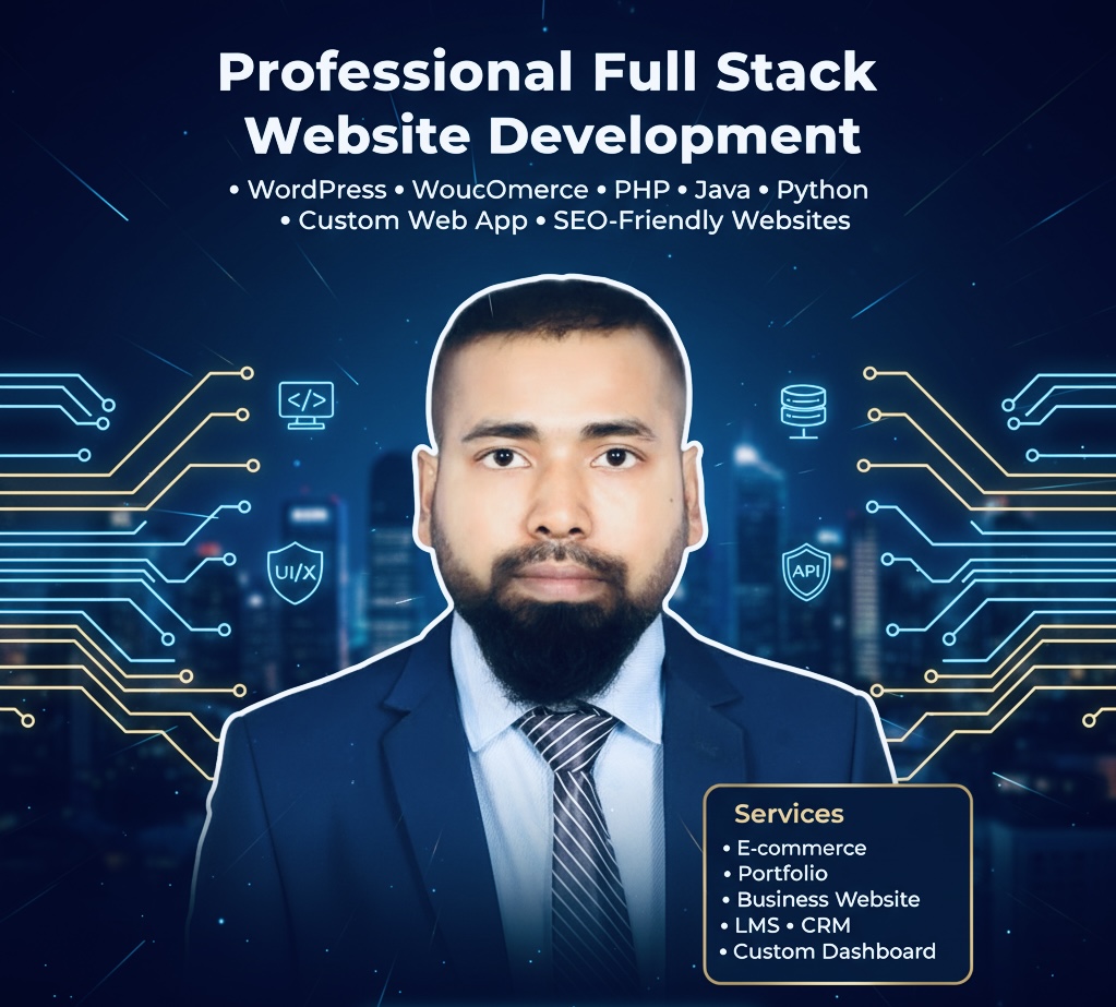 Full Stack Web Developer and Graphic Designer in Dubai